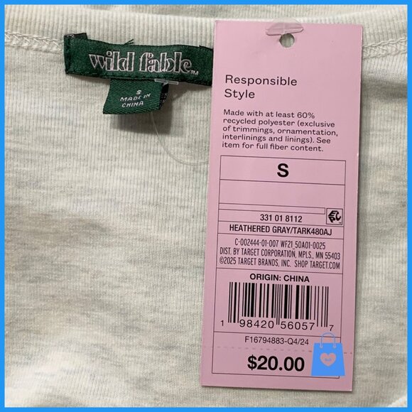 Small - Womens Knit Cardigan - Wild Fable - Heather Gray - Picture 5 of 8